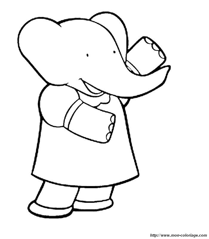 imagen dibujo babar