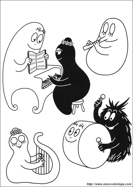 imagen barbapapa musica