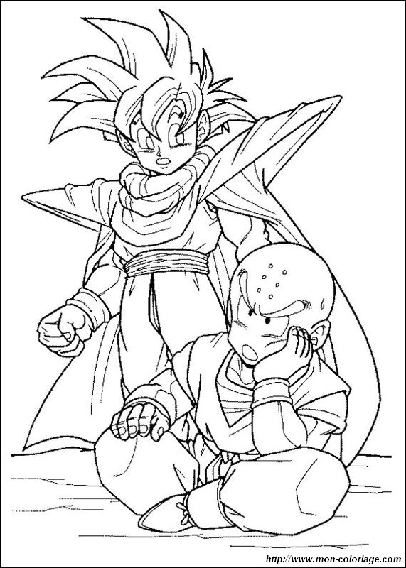 imagen gohan con su amigo krilin