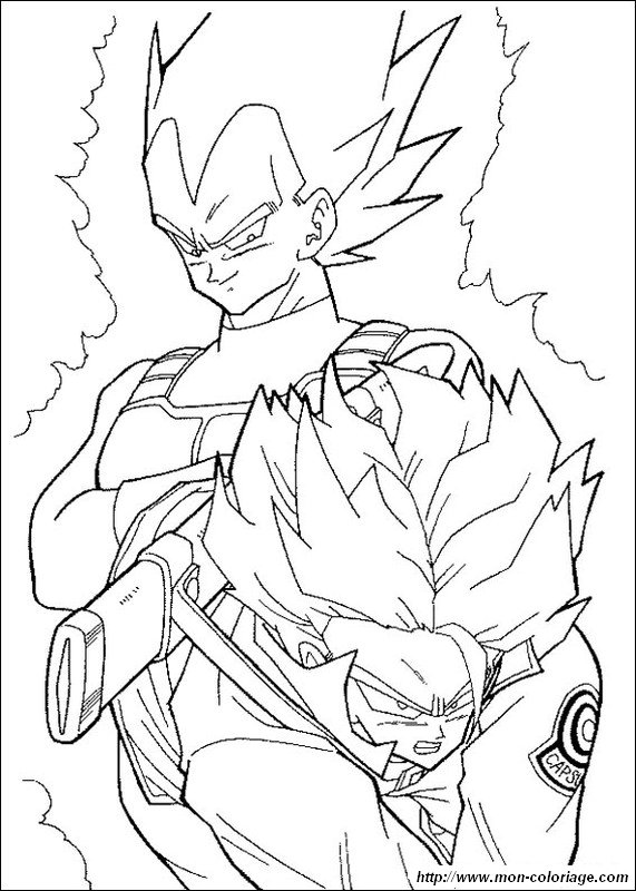 imagen vegeta y trunks super saiyan