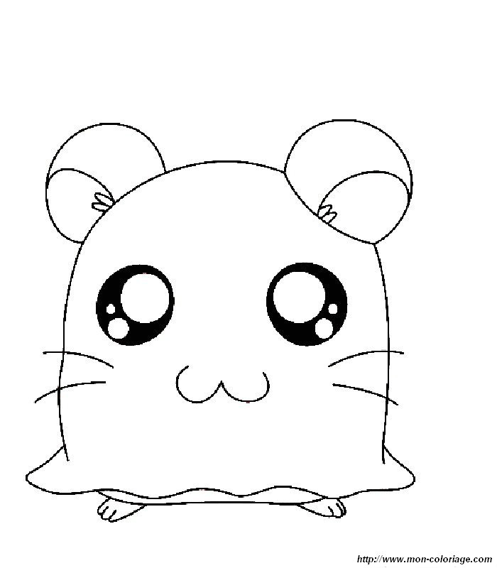 imagen colorear hamtaro