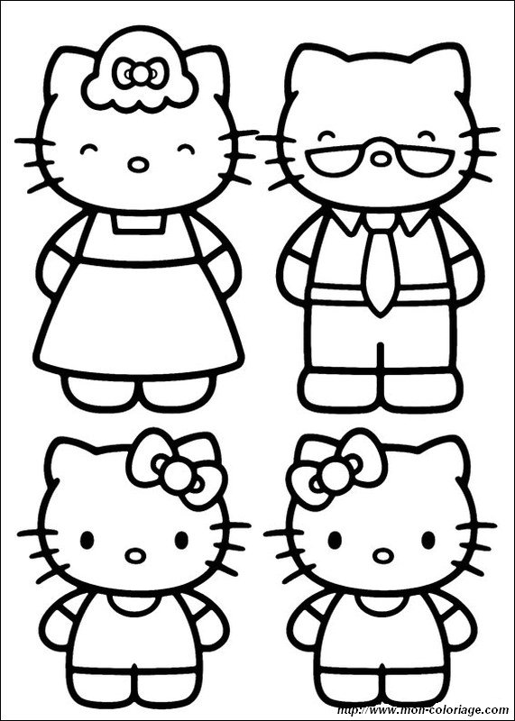 imagen La familia de Hello Kitty