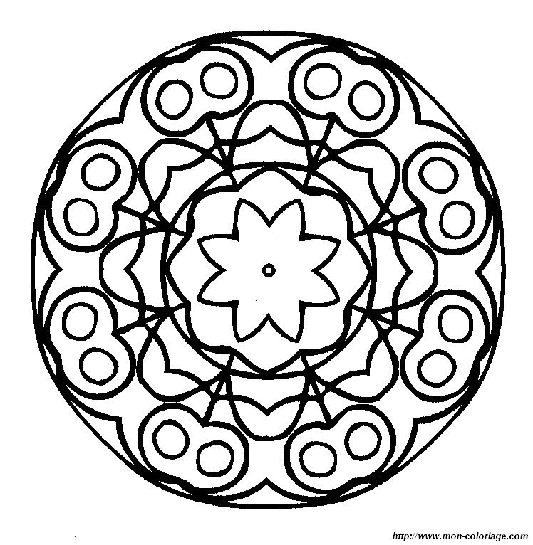 imagen colorear mandala