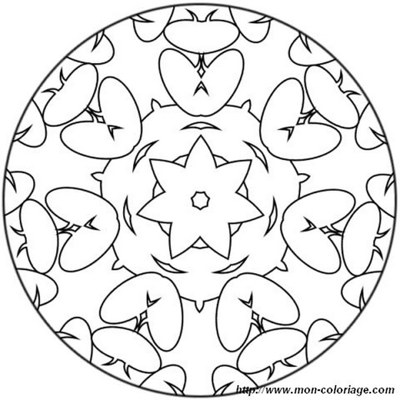 imagen mandala muchos corazones