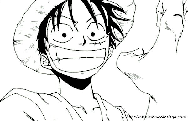 imagen one piece su sombrero