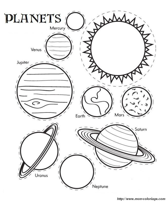 imagen planetas del sistema solar