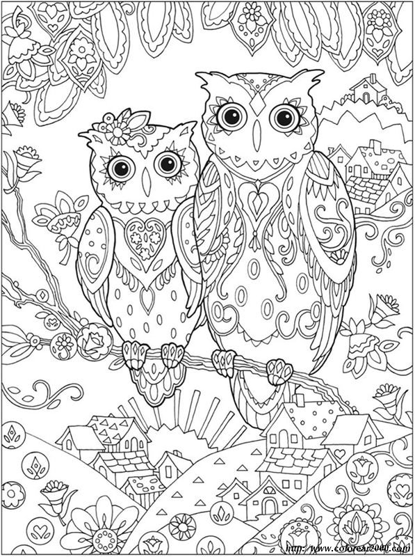 imagen Aves para colorear