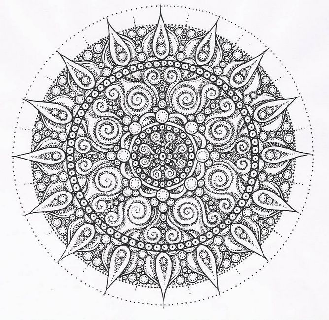 imagen Un mandala para adulto