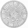 Mandala con simbolos aztecas