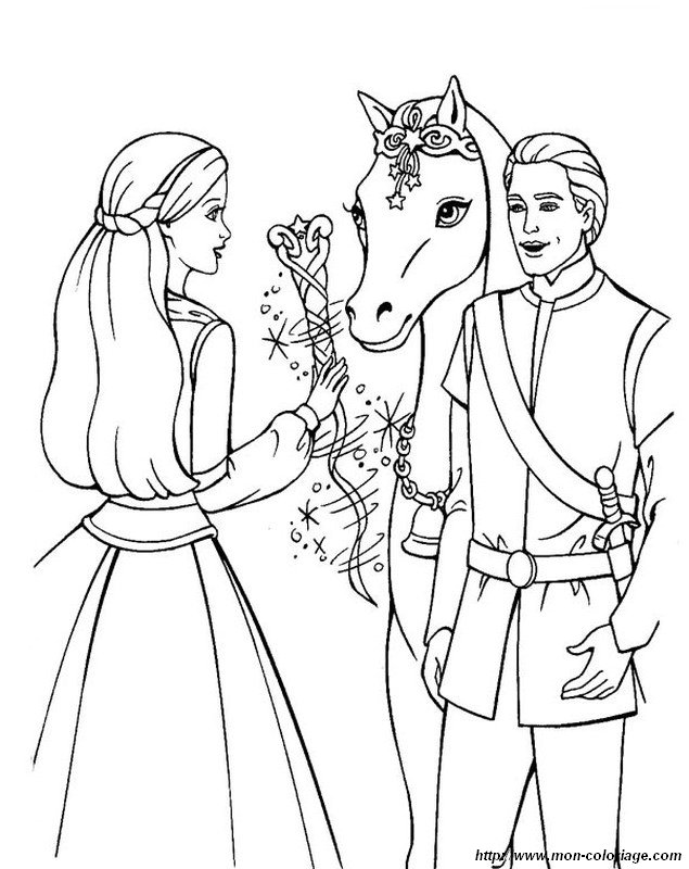 imagen princesa barbie y principe ken
