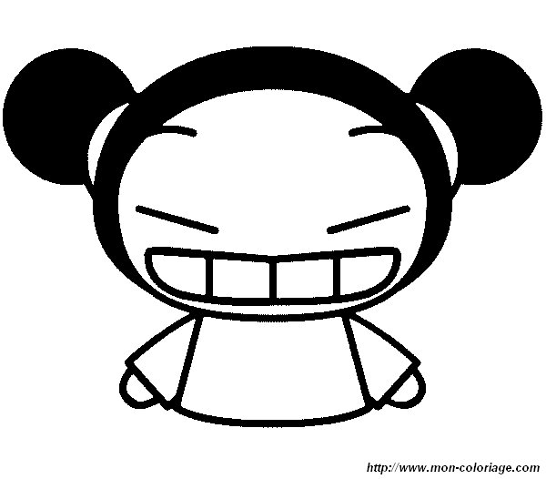 imagen colorear pucca