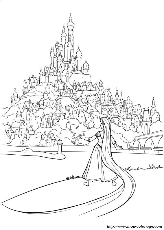 imagen dibujos rapunzel