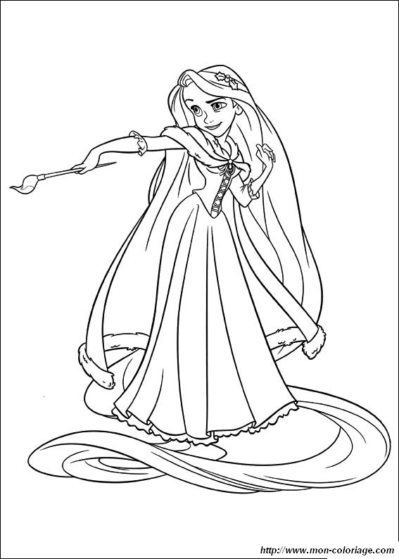 imagen rapunzel dibujos