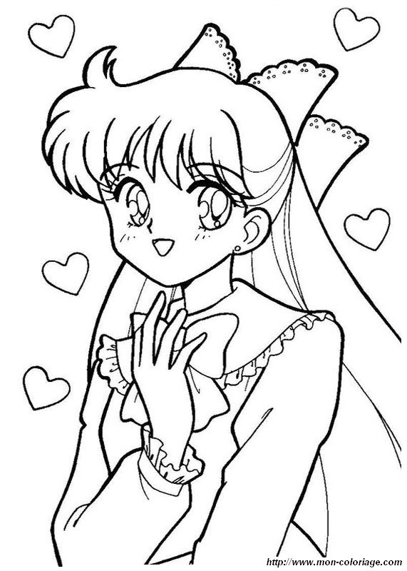 imagen pequenos corazones sailor moon