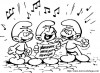 pitufos cantando
