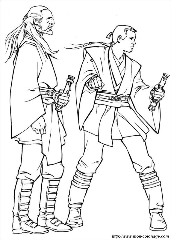 imagen qui gon jinn con obi wan kenobi